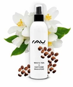 shampoo med vitt te och koffein